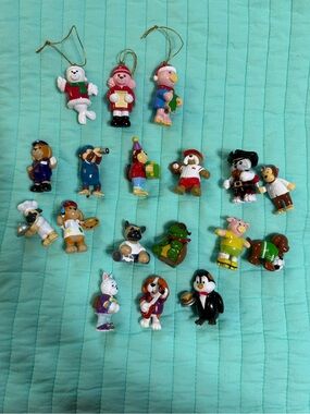 Assorted webkinz Ornaments and figurines